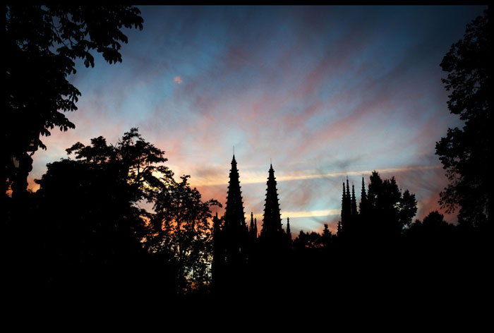     La puesta de sol en Burgos no decepciona