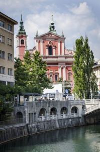 El centro neurálgico de Ljubljana, el Puente Triple